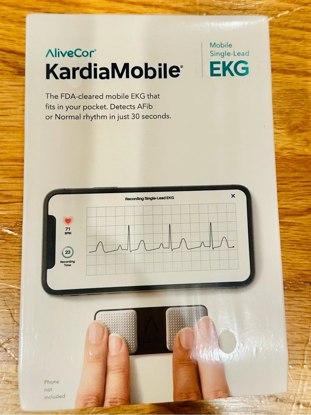 KardiaMobile Mobile Single-Lead EKG - White